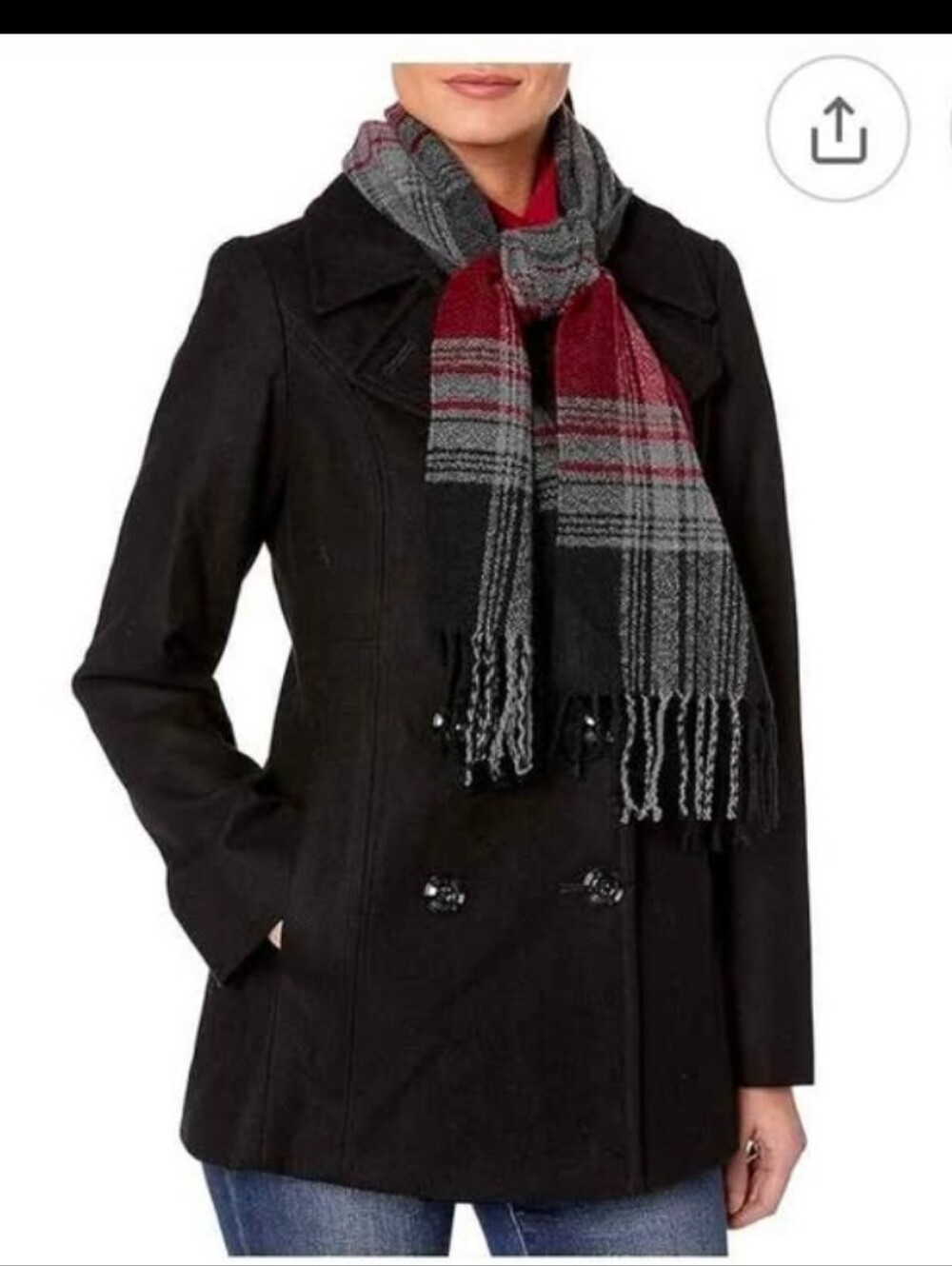 London Fog Peacoat/Winter Coat